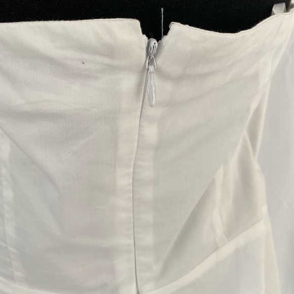 New York & Company Women Stretch White Sleeveless Blouse, Size Medium - Picture 3 of 6